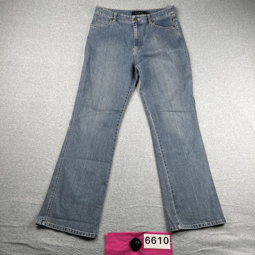 Calvin Klein Jeans Women’s Size 12 Blue Casual Distressed *SEE